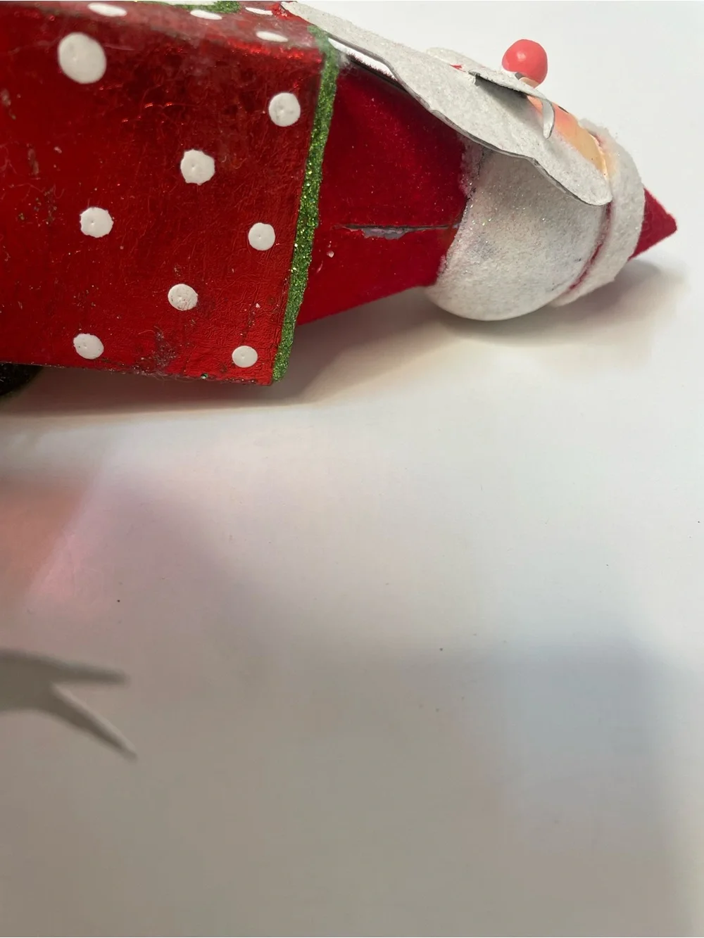 Pier 1 Metal Christmas Train Candle Holder Santa 3 Piece Very Rare HTF 11”